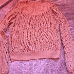 Charlotte Russe Rose Gold Sweater
